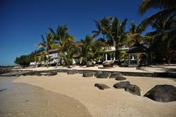 20 Degrees Sud boutique hotel, Mauritius - beach view.